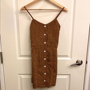 Corduroy Button-Down Dress - Size S